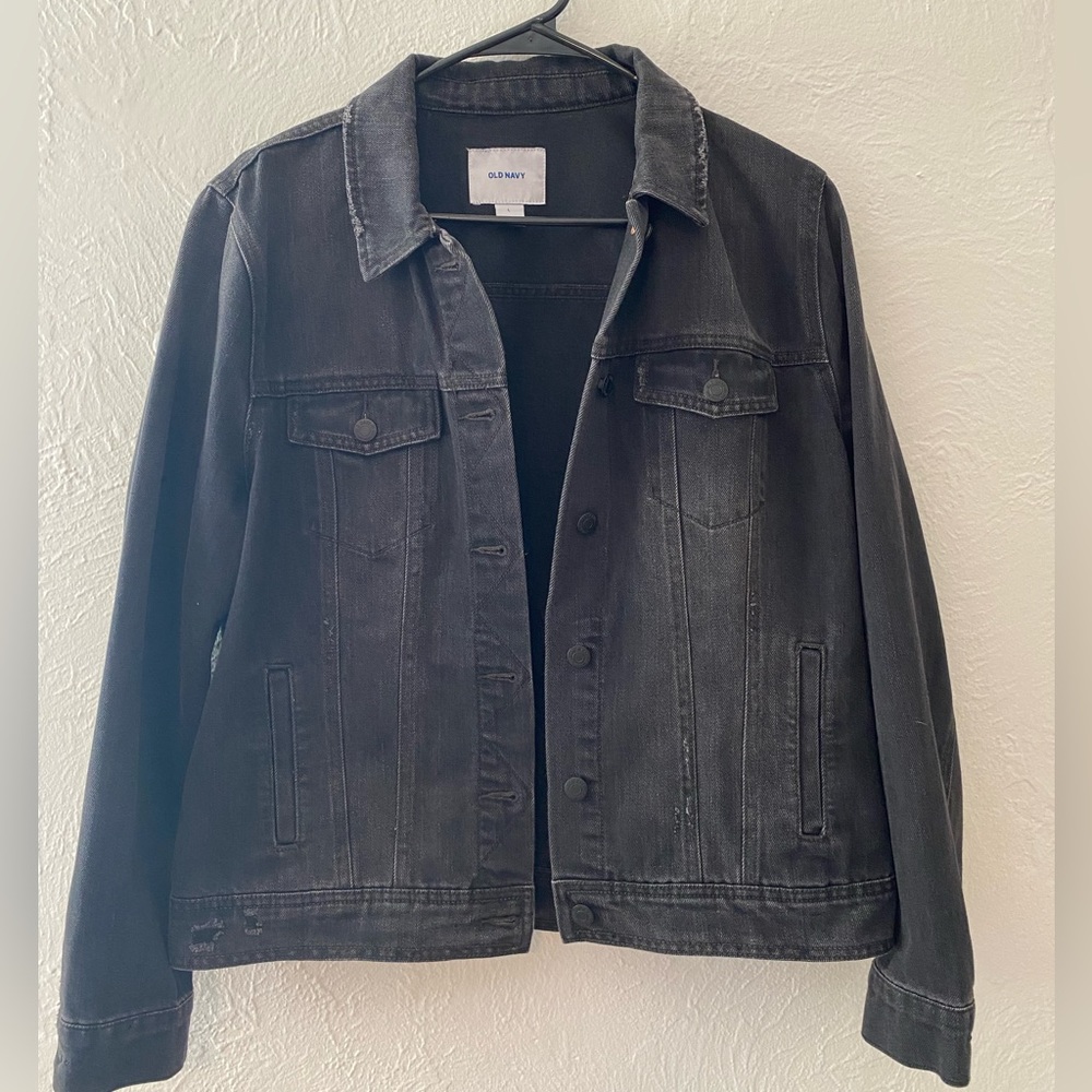 Old Navy Black Jean Jacket